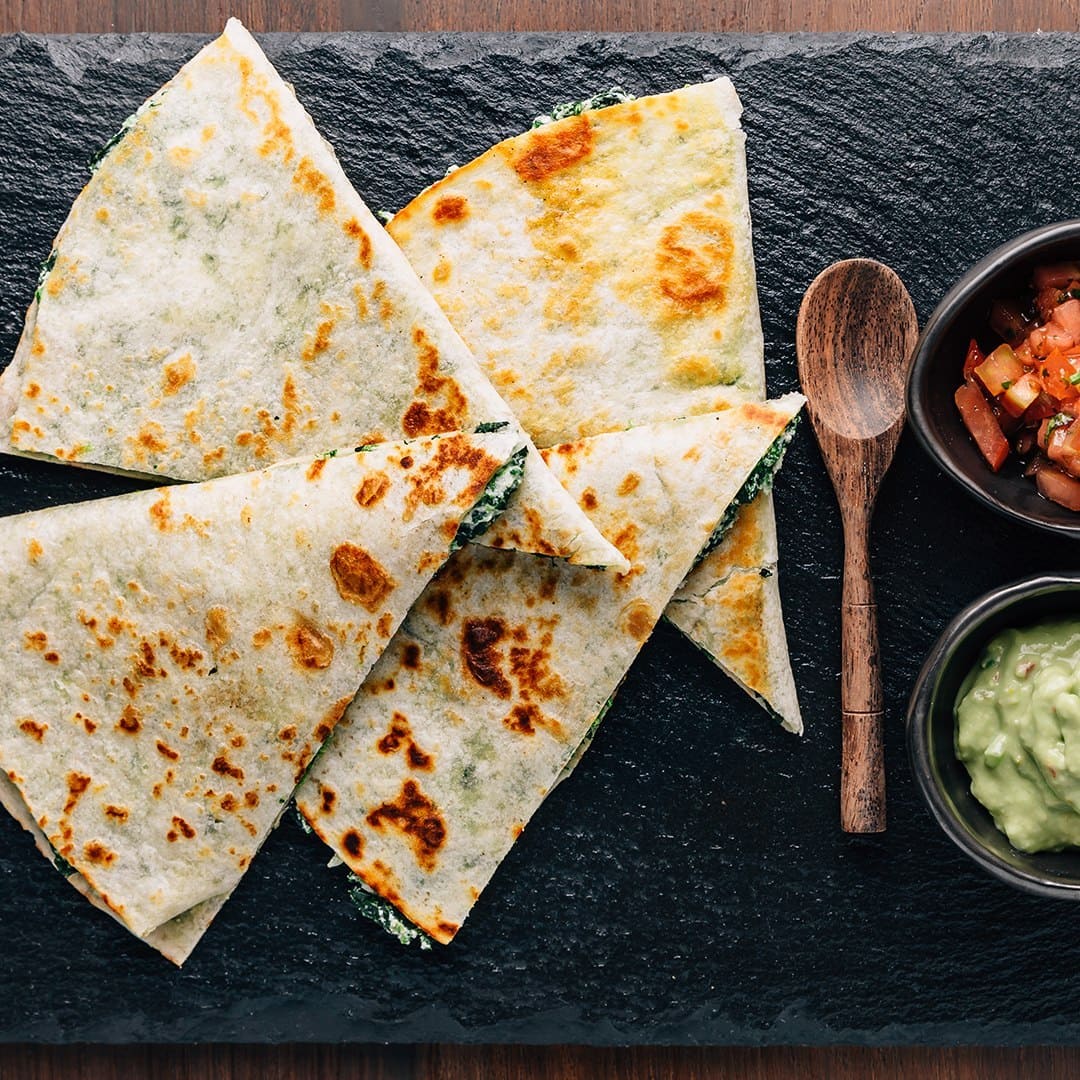 Ispanaklı Quesadilla